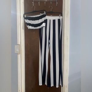 Black and white 2 piece